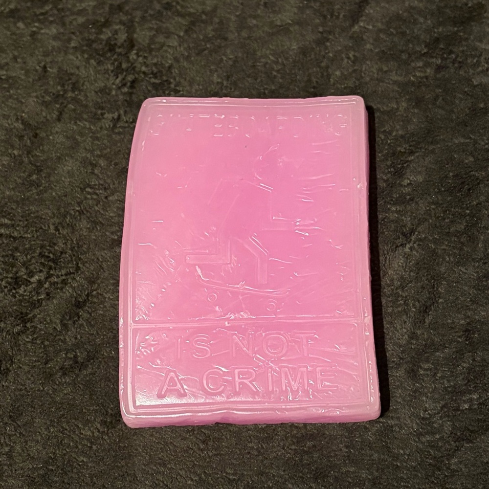 Travis Scott SKATEBOARDING IS NOT A CRIME Brick of Skate Wax